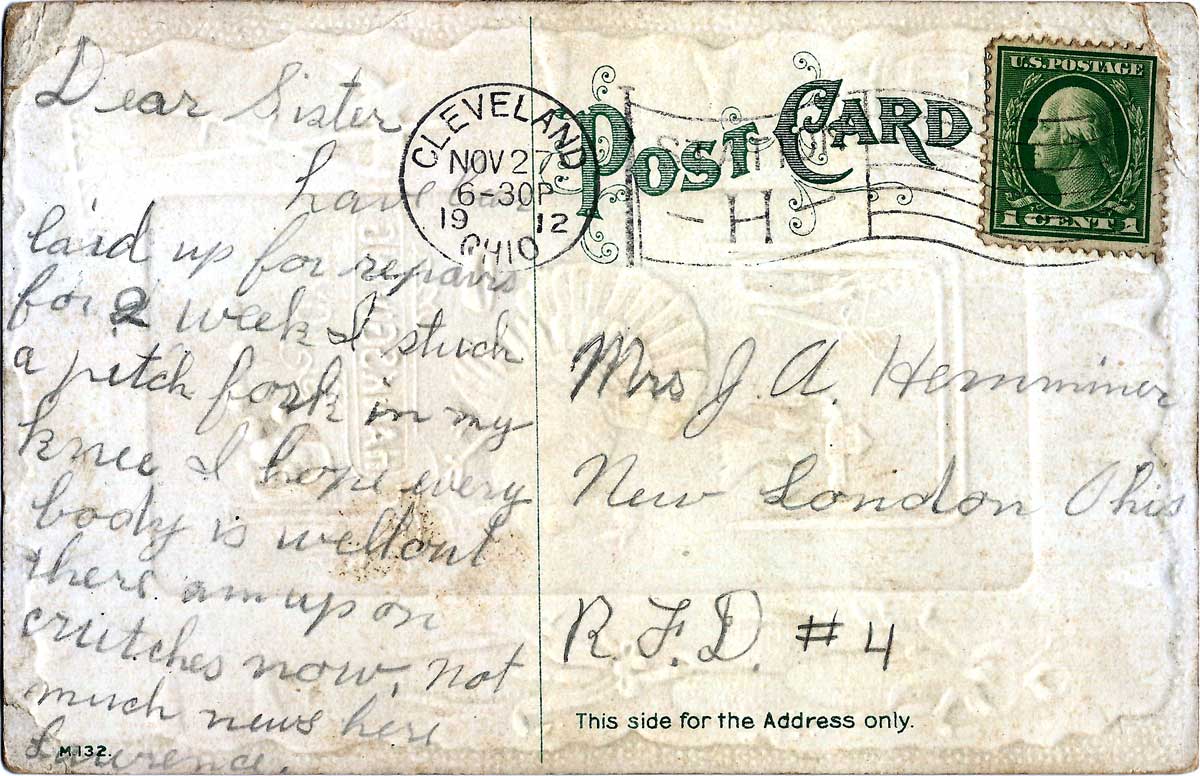 Thanksgiving Joys (1912), back