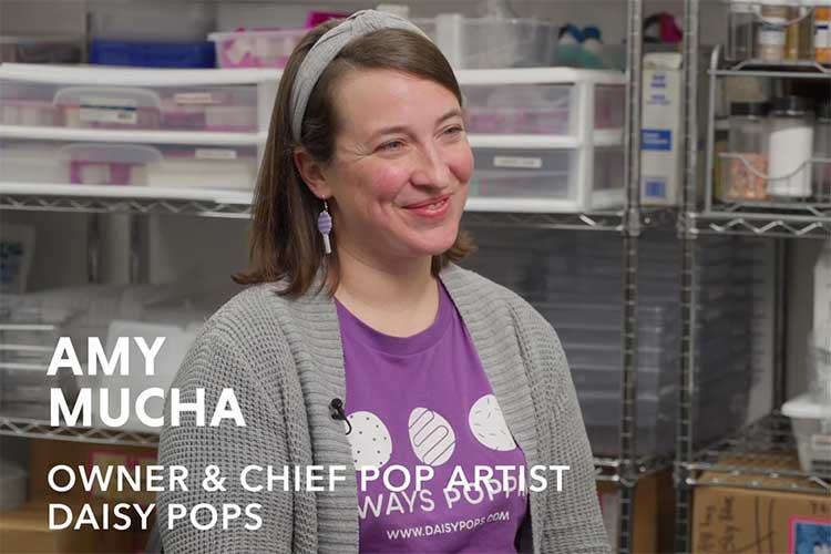Amy Mucha, Owner & Chief Pop Artist, Daisy Pops